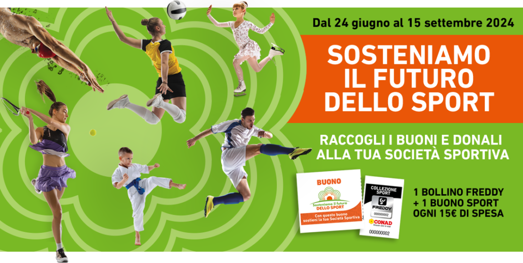 Sosteniamo il Futuro dello Sport con Conad