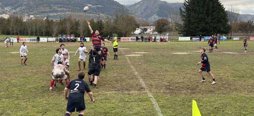 Rugby Gubbio: al Coppiolo la Serie B vince 18-17 il derby umbro contro Perugia