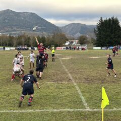 Rugby Gubbio: al Coppiolo la Serie B vince 18-17 il derby umbro contro Perugia