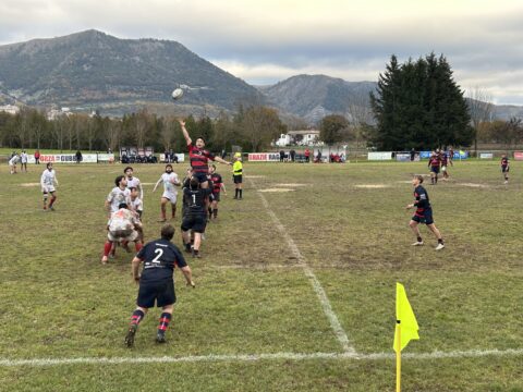 Rugby Gubbio: al Coppiolo la Serie B vince 18-17 il derby umbro contro Perugia